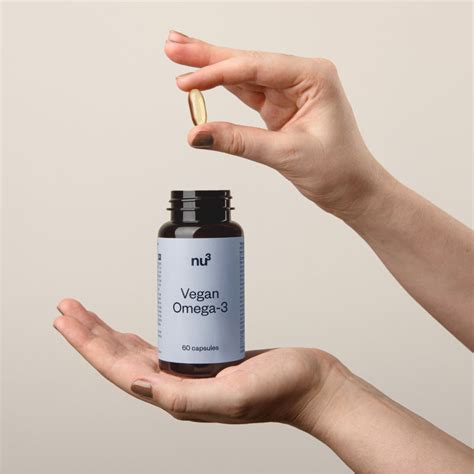 nu3 omega-3-algenöl, kapseln (vegan)